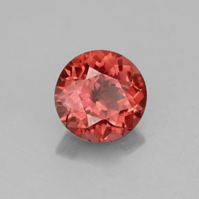 Granada malaia rosa natural 2,24ct, corte redondo, VS-SI