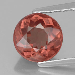 Malaya Garnet Rosa Natural 2.60ct, Corte Redondo, VVS-VS