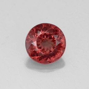 Granada malaia rosa natural 2,40ct, corte redondo, VVS