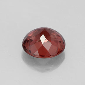 Granada malaia rosa natural 3,18ct, corte redondo, VVS
