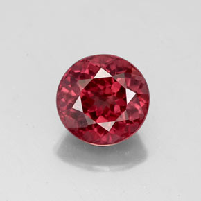 Granada malaia rosa natural 2,75ct, corte redondo, VS