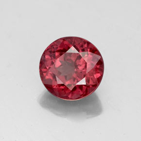 Granada malaia rosa natural 2,75ct, corte redondo, VS
