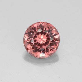 Granada malaia rosa natural 2,30ct, corte redondo, VVS-VS