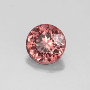 Granada malaia rosa natural 2,30ct, corte redondo, VVS-VS