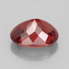 Granada malaia rosa natural 3,56ct, corte oval, VVS-VS