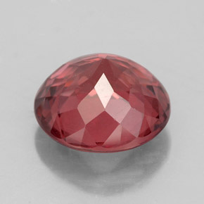 Granada malaia rosa natural 4,37ct, corte redondo, VS