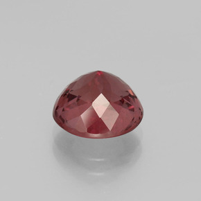 Granada malaia rosa natural 3,84ct, corte redondo, VS