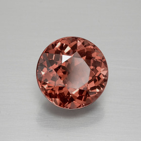 Malaya Garnet Rosa Natural 4.26ct, Corte Redondo, VS