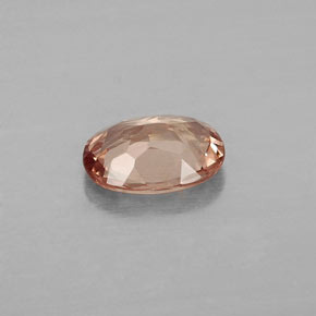 Malaya Garnet Rosa Laranja Natural 0.90ct, Corte Oval, VS