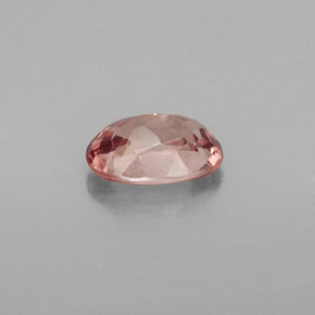 Granada malaia rosa natural 1,03ct, corte oval, VVS-VS