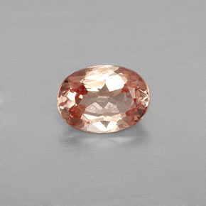 Malaya Garnet champanhe Natural 0.89ct, Corte Oval, VS