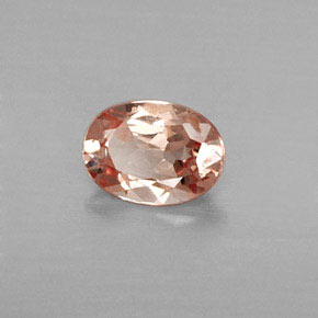 Malaya Garnet champanhe Natural 0.89ct, Corte Oval, VS
