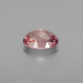 Granada malaia rosa natural 1,02ct, corte oval, VS