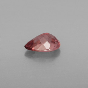 Granada malaia rosa natural 0,79ct, formato de pêra, VS