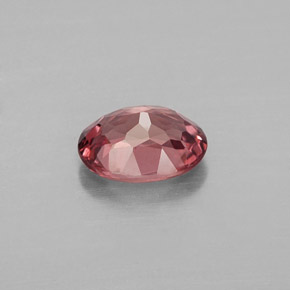 Granada malaia rosa natural 1,03ct, corte oval, VVS-VS