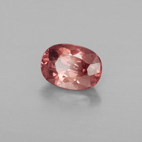 Malaya Garnet Rosa Natural 1.04ct, Corte Oval, VS