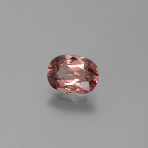 Granada malaia rosa natural 1,06ct, corte oval, VS