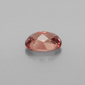 Granada malaia laranja natural 1,12ct, corte oval, VVS-VS