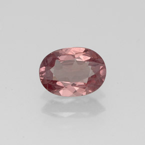 Granada malaia rosa natural 0,84ct, corte oval, VS