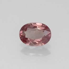 Granada malaia rosa natural 0,84ct, corte oval, VS