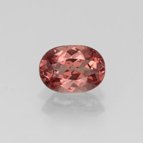 Malaya Garnet Rosa Natural 1.06ct, Corte Oval, VVS-VS
