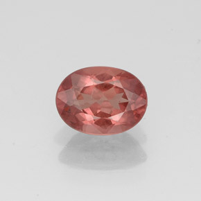 Granada malaia rosa natural 1,08ct, corte oval, VS