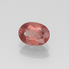 Granada malaia rosa natural 1,08ct, corte oval, VS