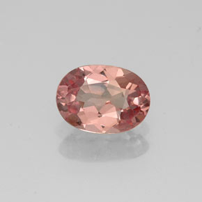 Granada malaia rosa natural 0,92ct, corte oval, VVS-VS