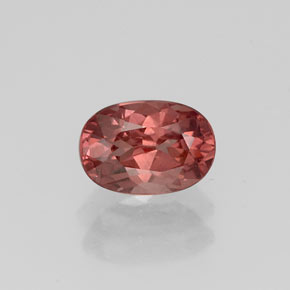 Granada malaia rosa natural 1,05ct, corte oval, VVS-VS
