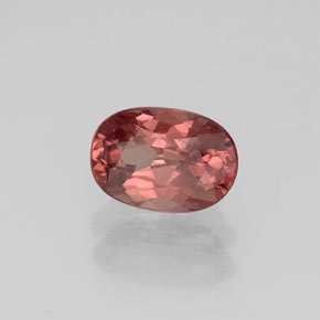 Granada malaia rosa natural 1,05ct, corte oval, VVS-VS