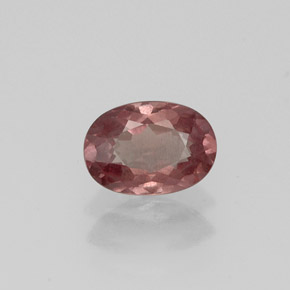 Granada malaia rosa natural 0,87ct, corte oval, VS