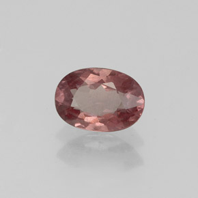 Granada malaia rosa natural 0,87ct, corte oval, VS