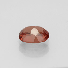 Granada malaia laranja natural 0,99ct, corte oval, VS