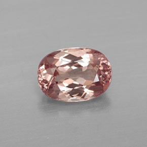Granada Malaia rosa claro Natural 1,13ct, Corte Oval, VS