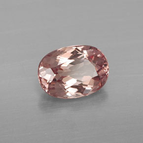 Granada Malaia rosa claro Natural 1,13ct, Corte Oval, VS