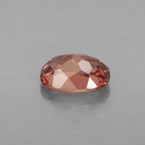 Granada malaia rosa natural 1,14ct, corte oval, VS