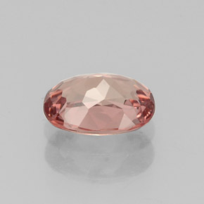 Granada malaia rosa natural 0,97ct, corte oval, VVS-VS