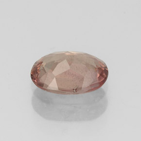Granada malaia laranja natural 0,90ct, corte oval, SI