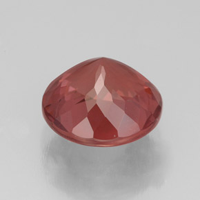 Granada malaia rosa natural 3,44ct, corte redondo, VS