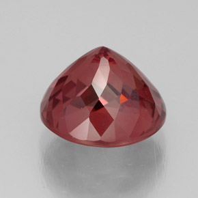 Granada malaia rosa natural 4,77ct, corte redondo, VS