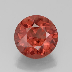 Granada malaia rosa natural 3,18ct, corte redondo, VS-SI