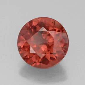 Granada malaia rosa natural 3,18ct, corte redondo, VS-SI