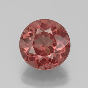 Granada malaia rosa natural 3,12ct, corte redondo, VS-SI