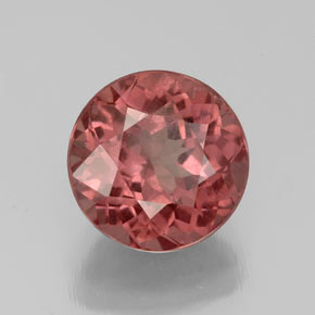 Granada malaia rosa natural 3,12ct, corte redondo, VS-SI
