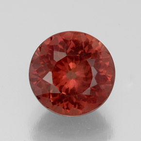 Granada malaia rosa natural 3,80ct, corte redondo, VS-SI