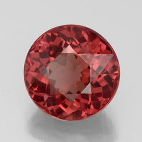 Granada malaia rosa natural 4,95ct, corte redondo, VS-SI