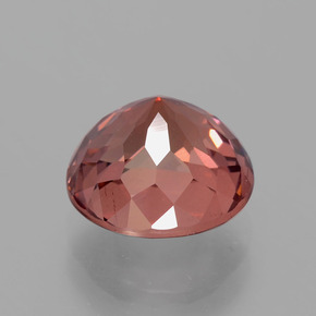 Granada malaia rosa natural 4,02ct, corte redondo, VS