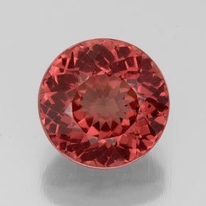 Malaya Garnet Rosa Natural 3.39ct, Corte Redondo, VS