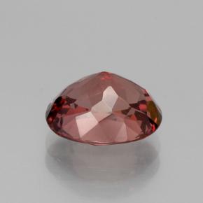 Granada malaia rosa natural 3,84ct, corte oval, VS