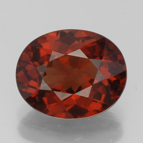 Malaya Garnet Rosa Natural 3.14ct, Corte Oval, VS-SI